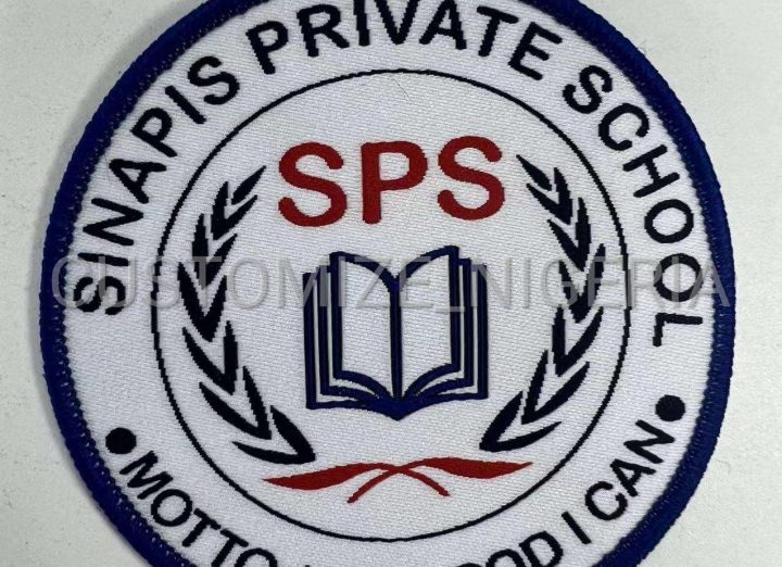 Customized Woven school badge