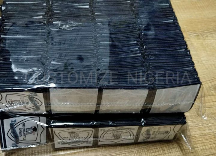 Customized Woven school badges in Nigeria